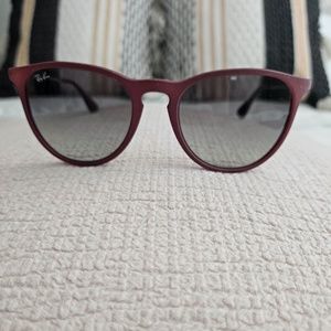 Ray-Ban RB4171 Classic Erika Women’s Sunglasses in Matte Plum